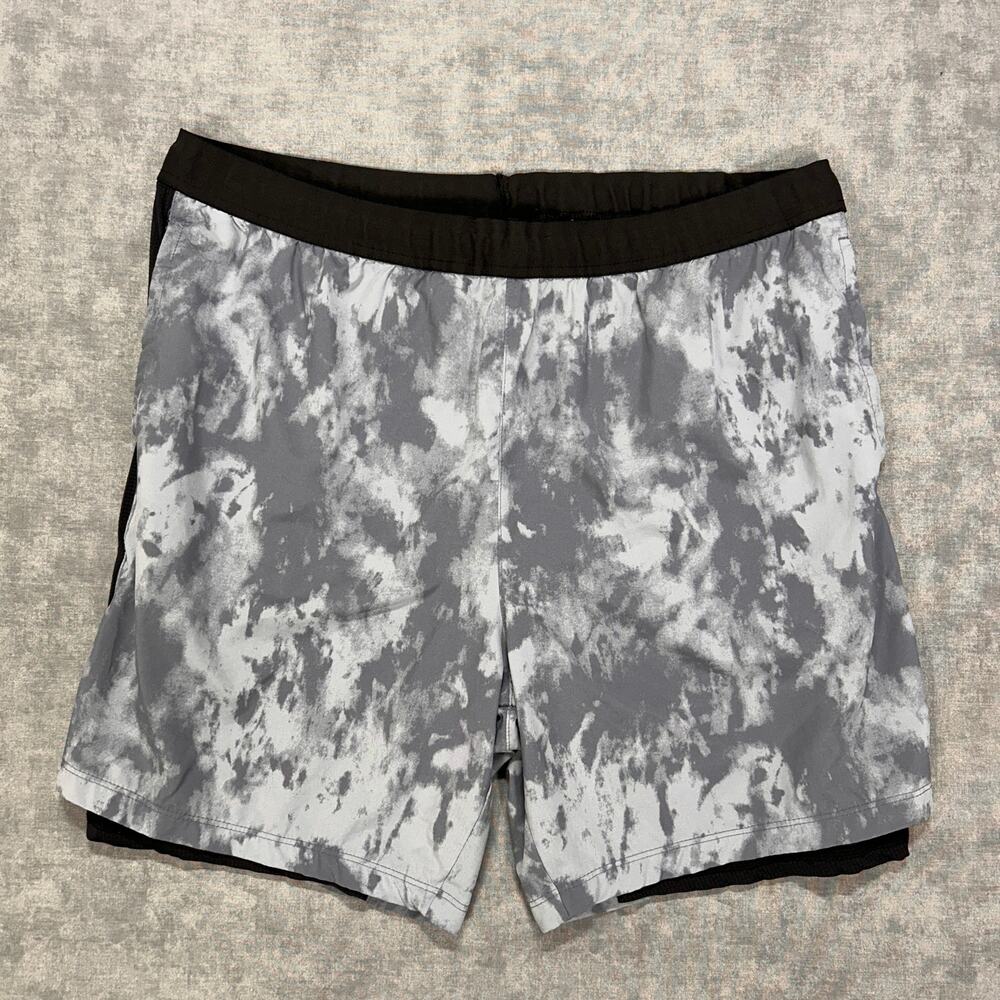 Skora Qwick-Dry Cosmic Sky lined 6in training gym workout shorts mens XL